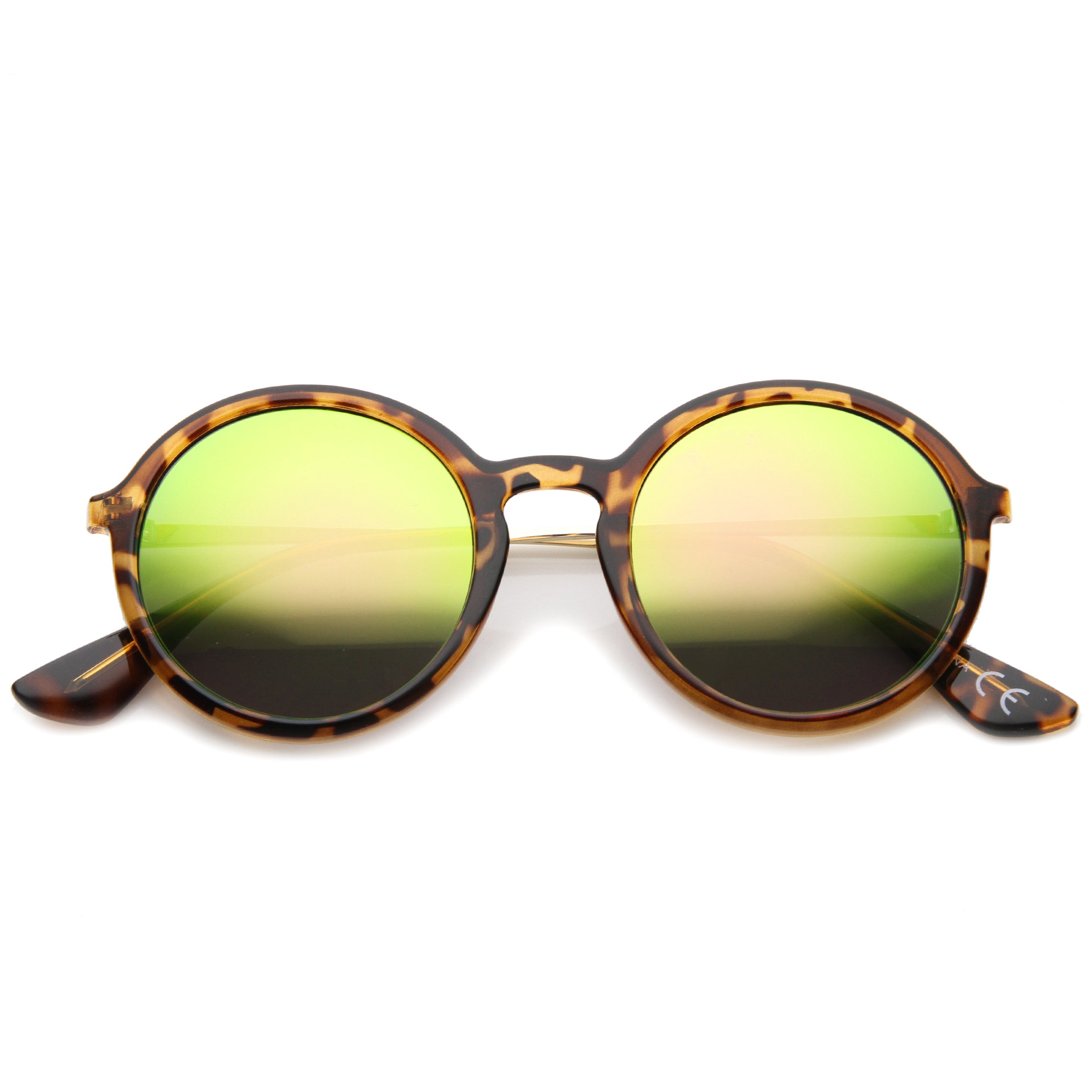 Tortoise / Pink-Green Mirror