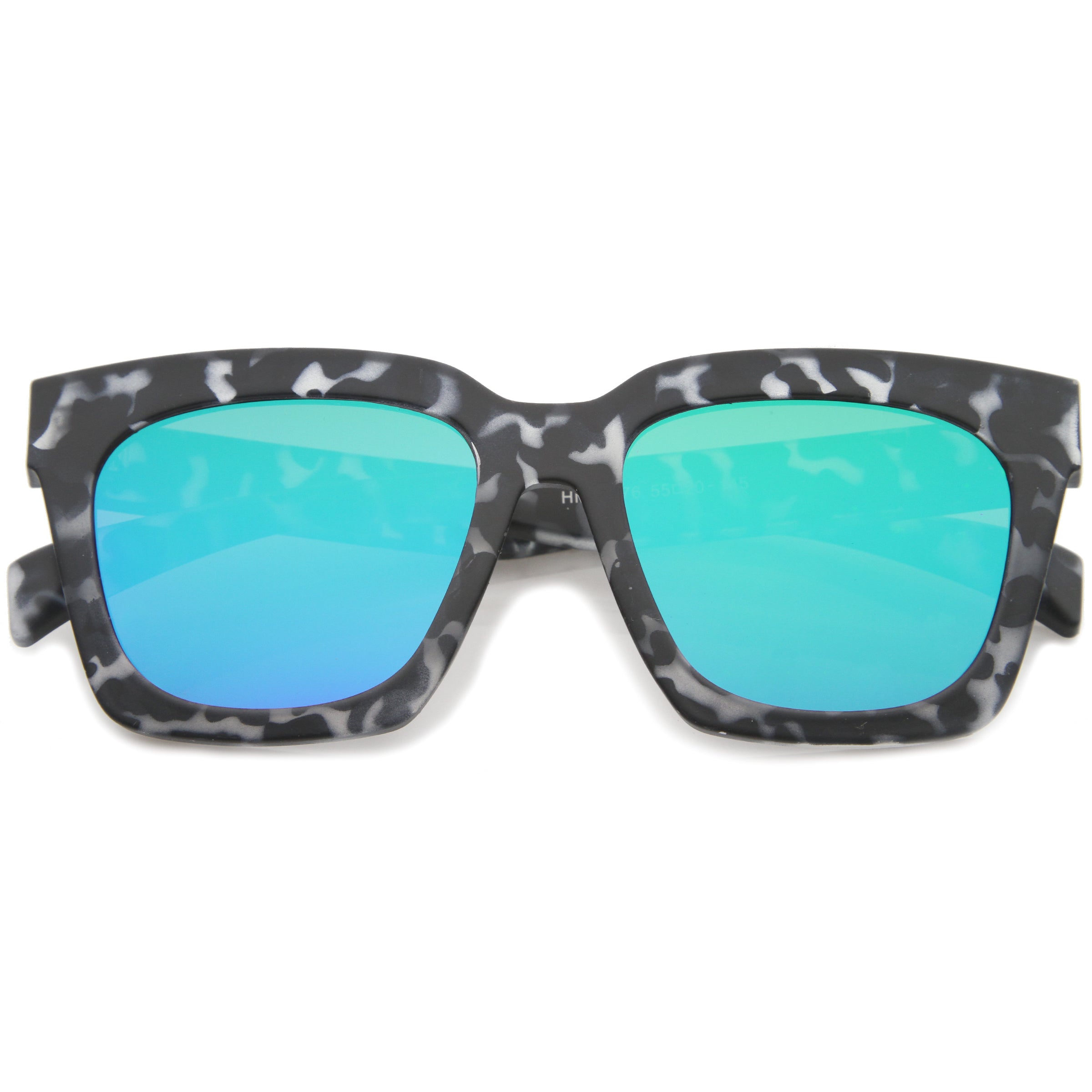 Black-Tortoise / Green Blue Mirror