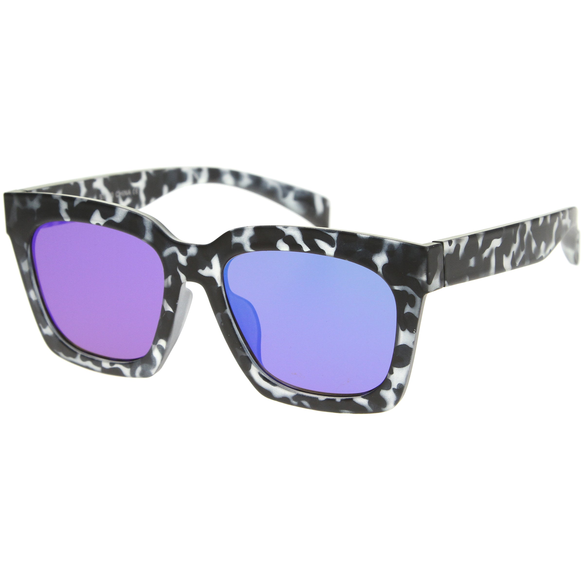 Black-Tortoise / Green Blue Mirror