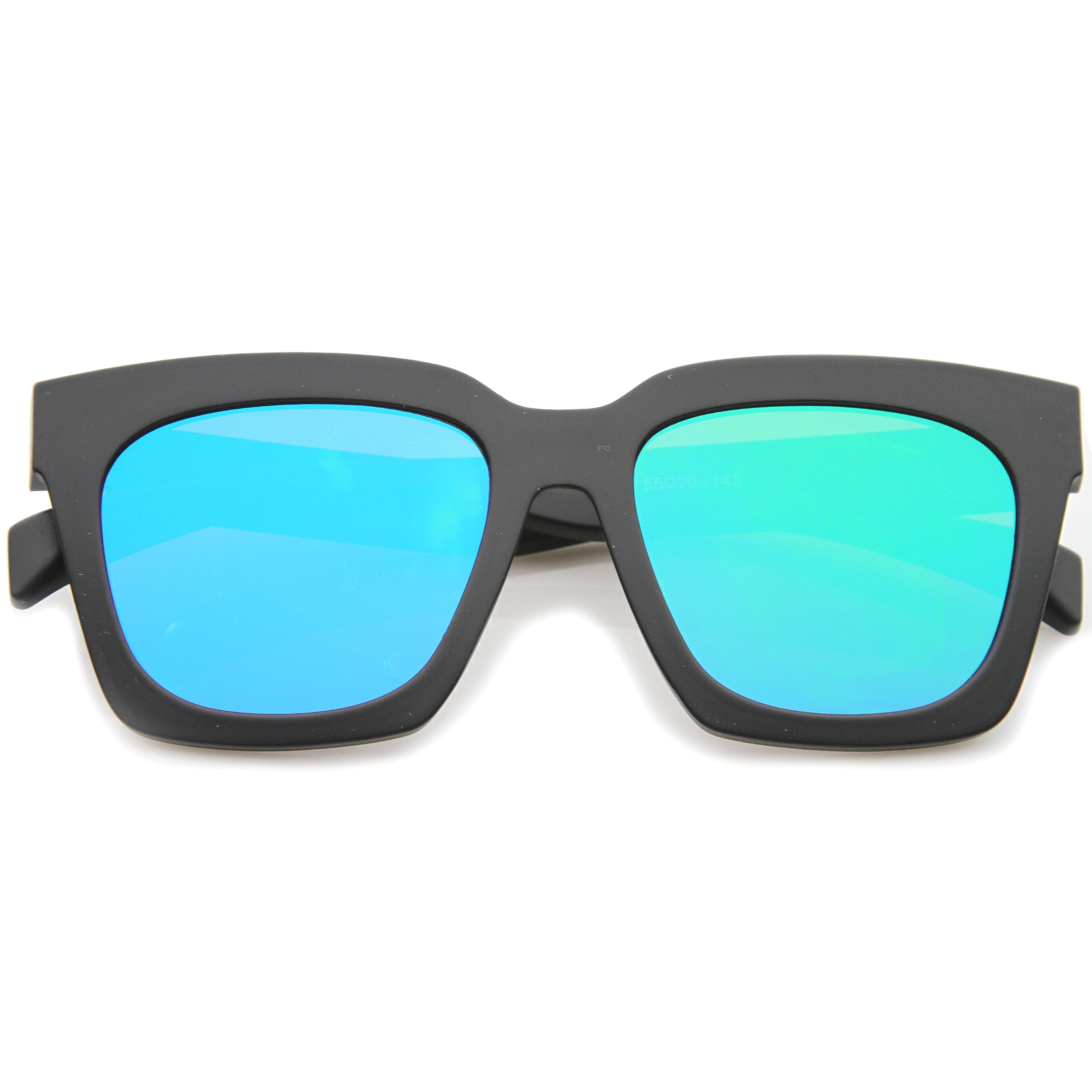 Black / Green Blue Mirror