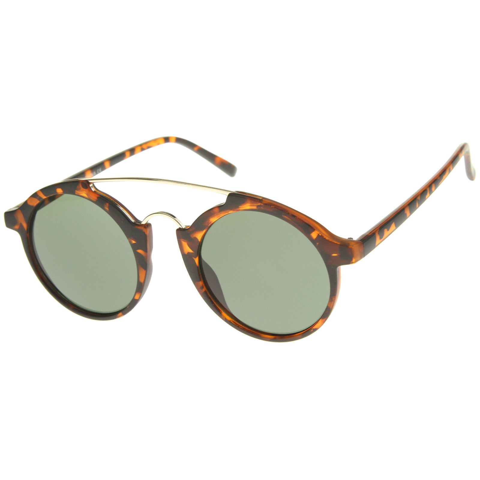 Matte Tortoise / Green