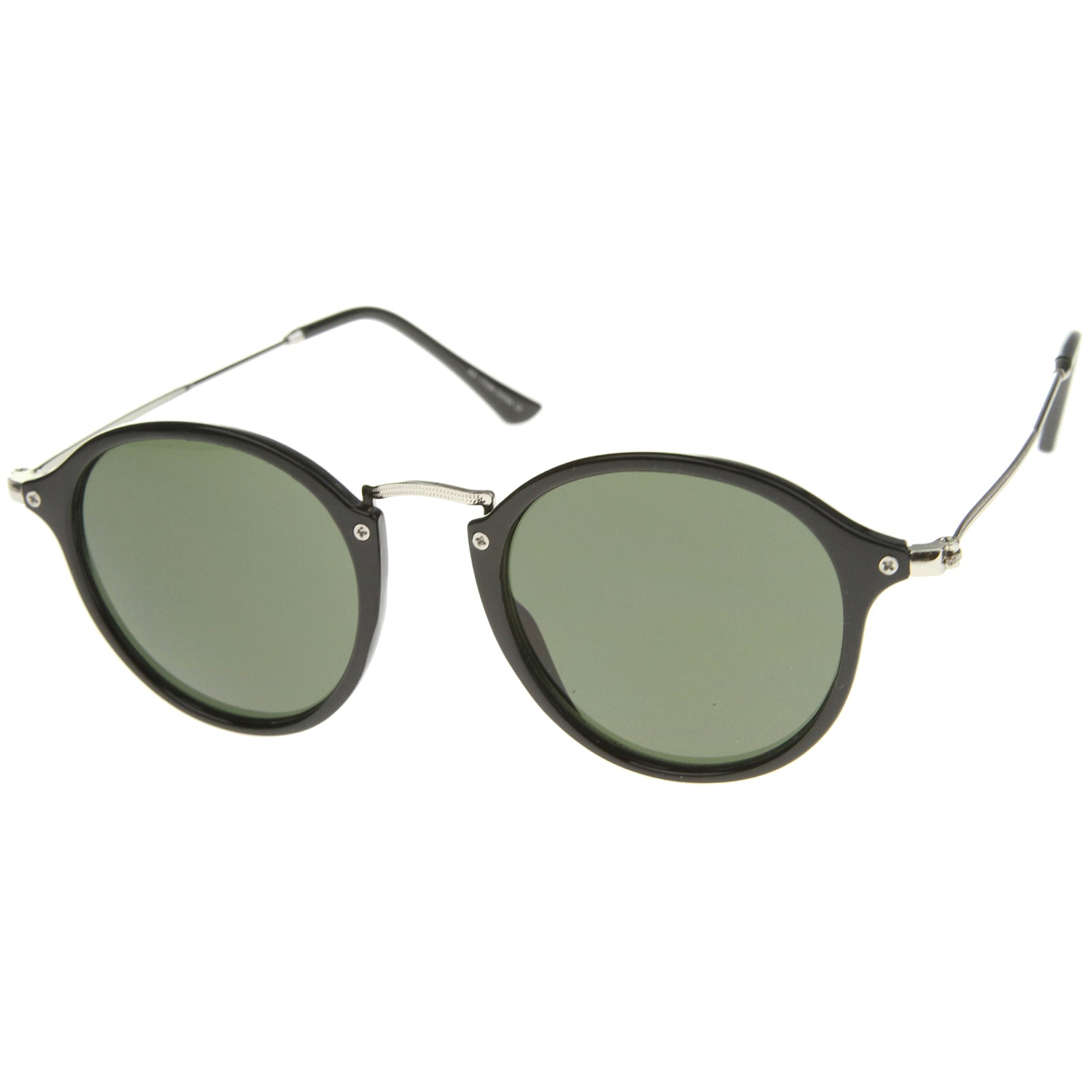 Black-Silver / Green