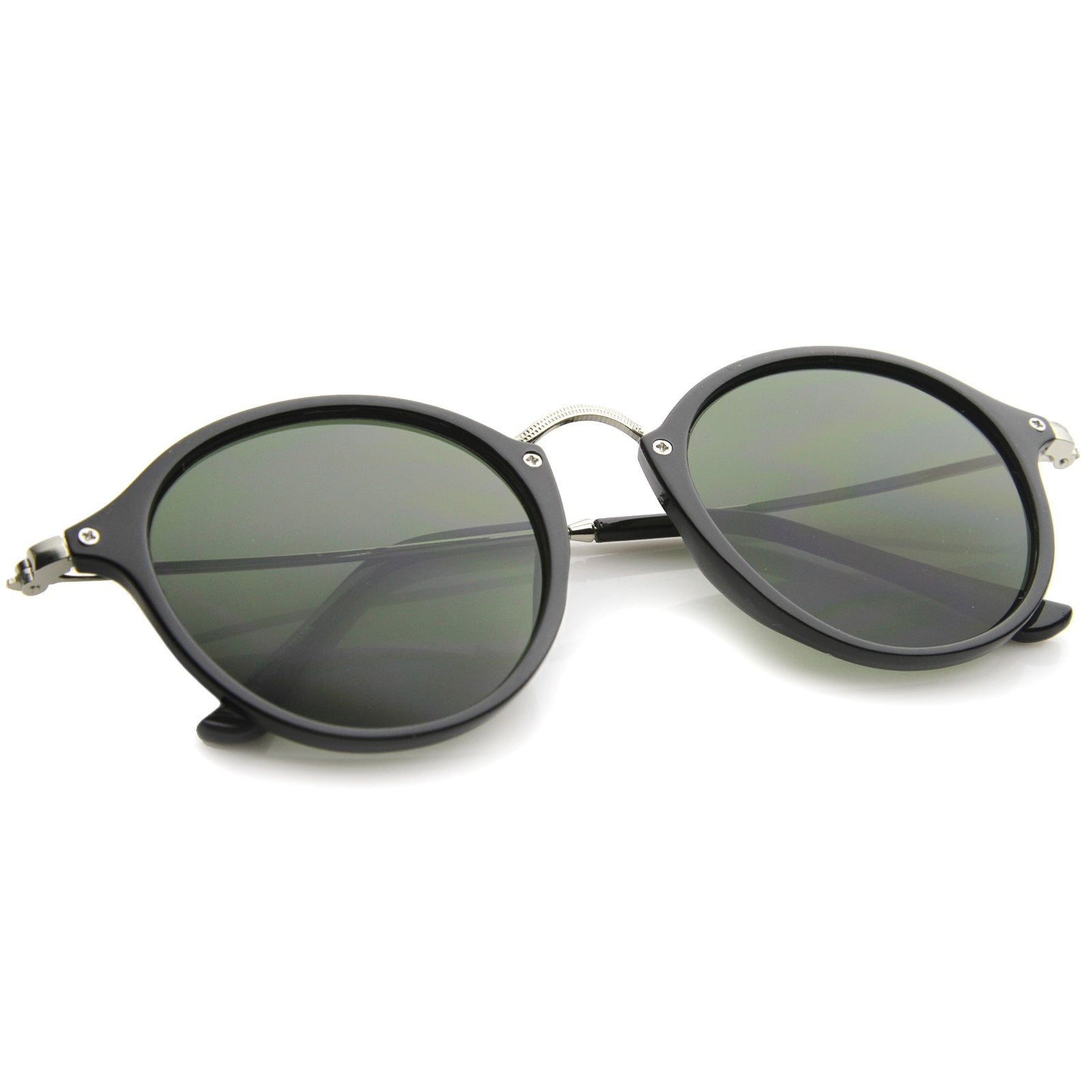 Black-Silver / Green