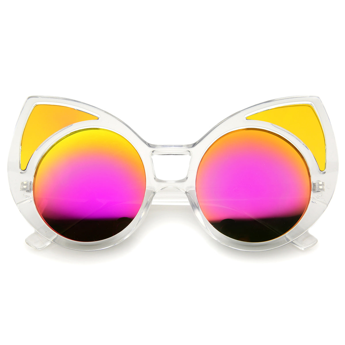 Clear / Magenta Mirror