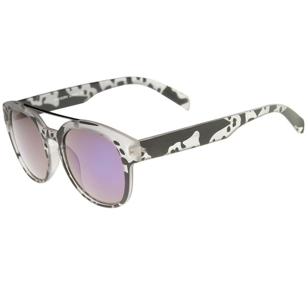 White-Tortoise / Blue Mirror