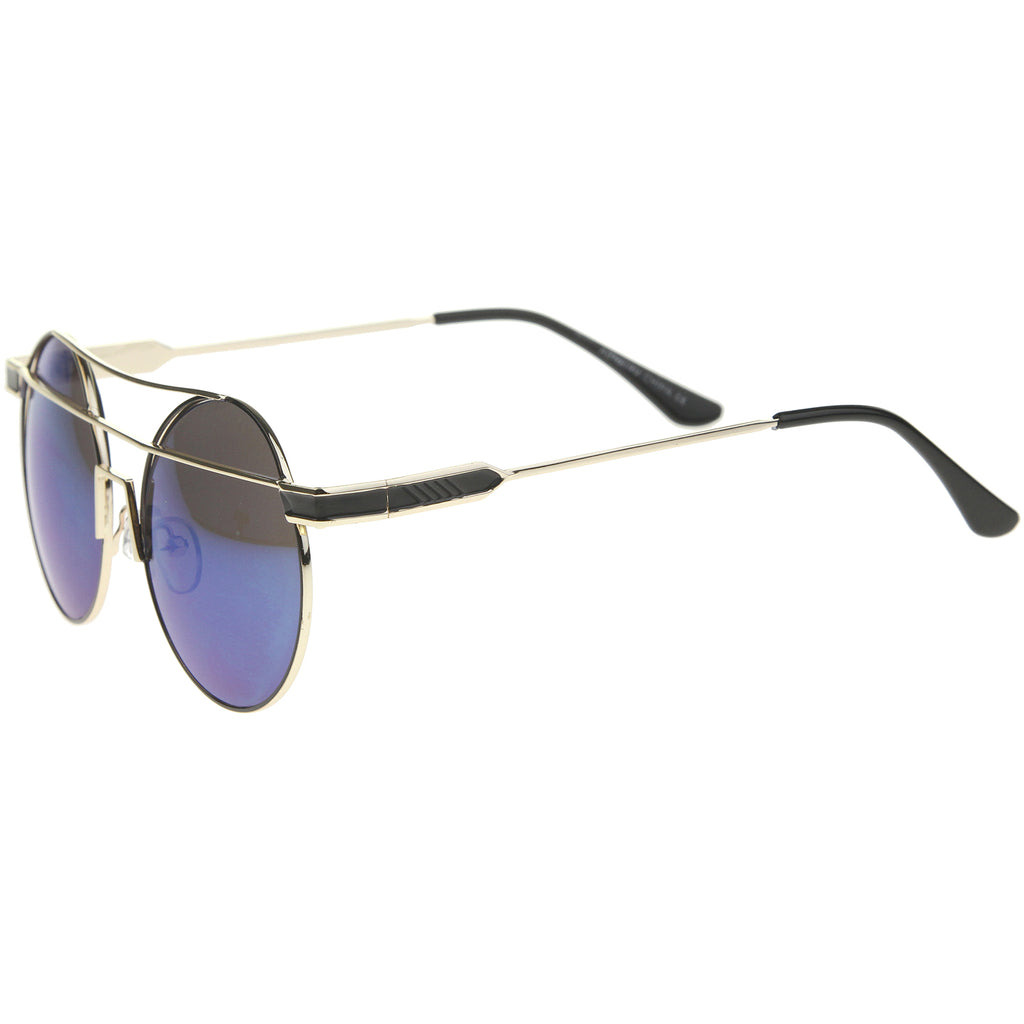 Gold-Black / Blue Mirror