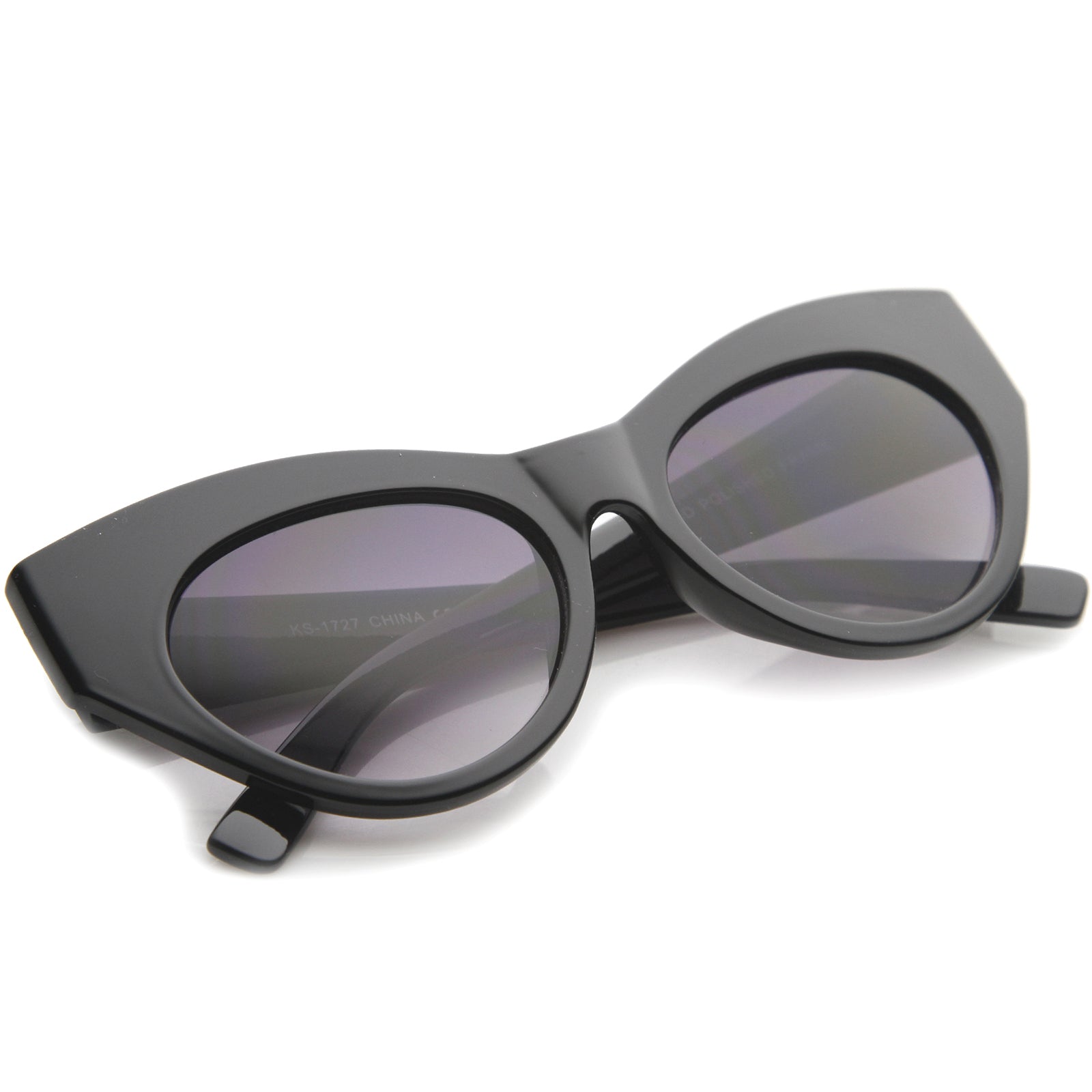 Shiny Black / Lavender