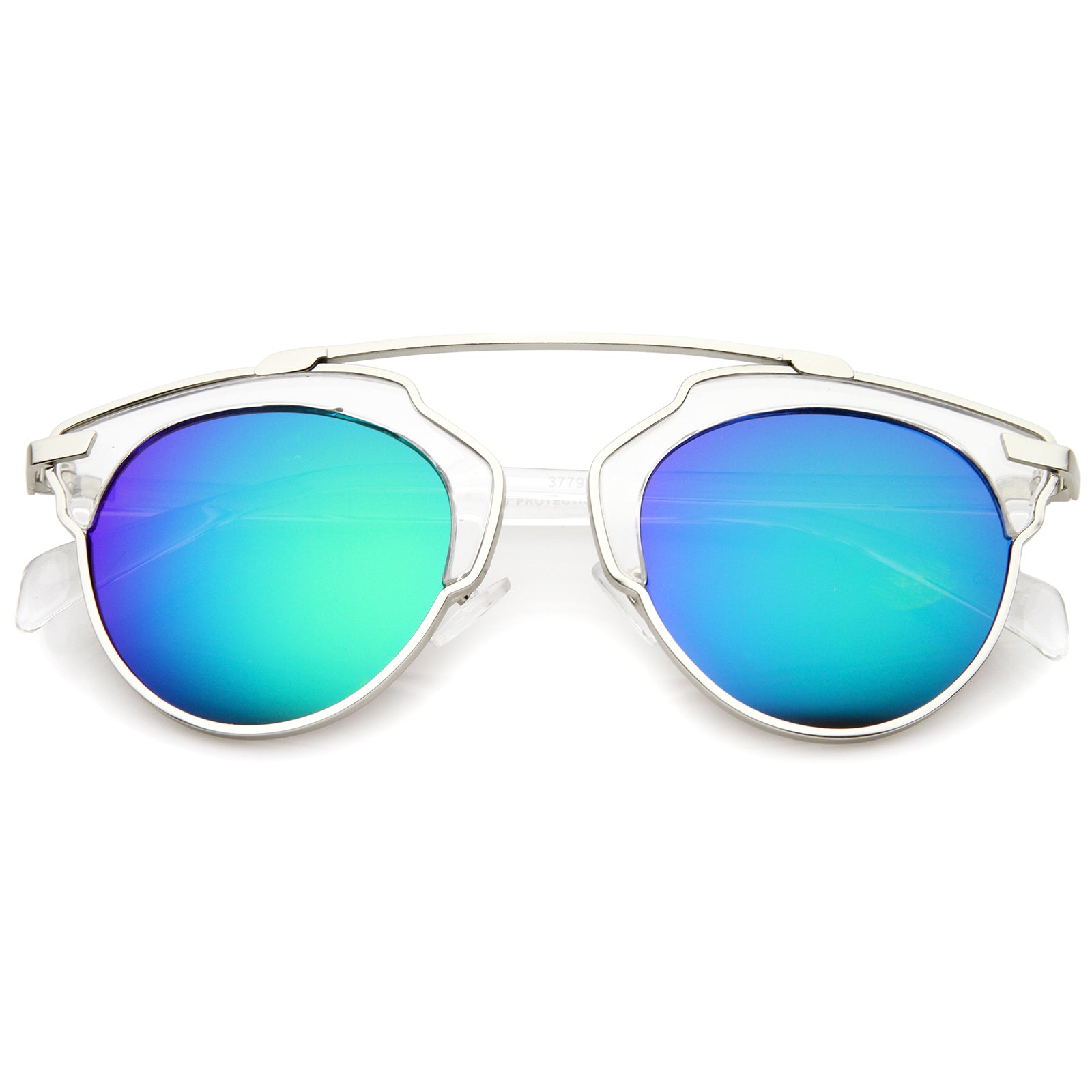 Clear-Silver / Green Mirror