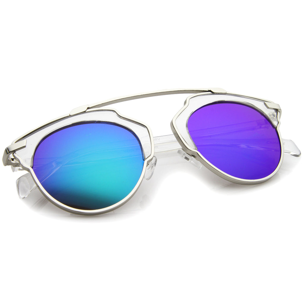 Clear-Silver / Green Mirror