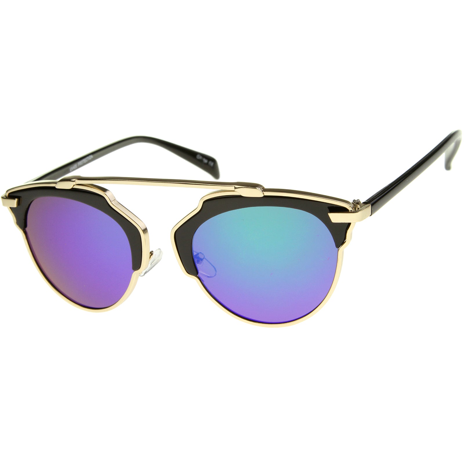 Black-Gold / Green Mirror