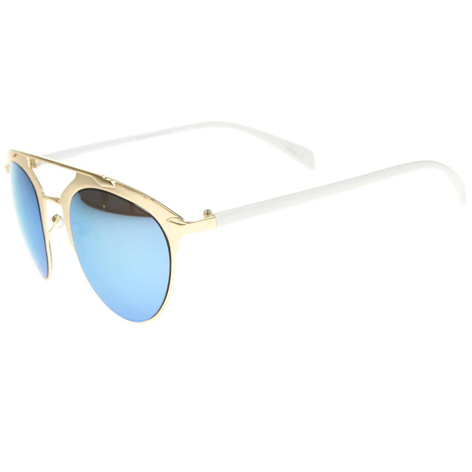 Gold-White / Blue Mirror