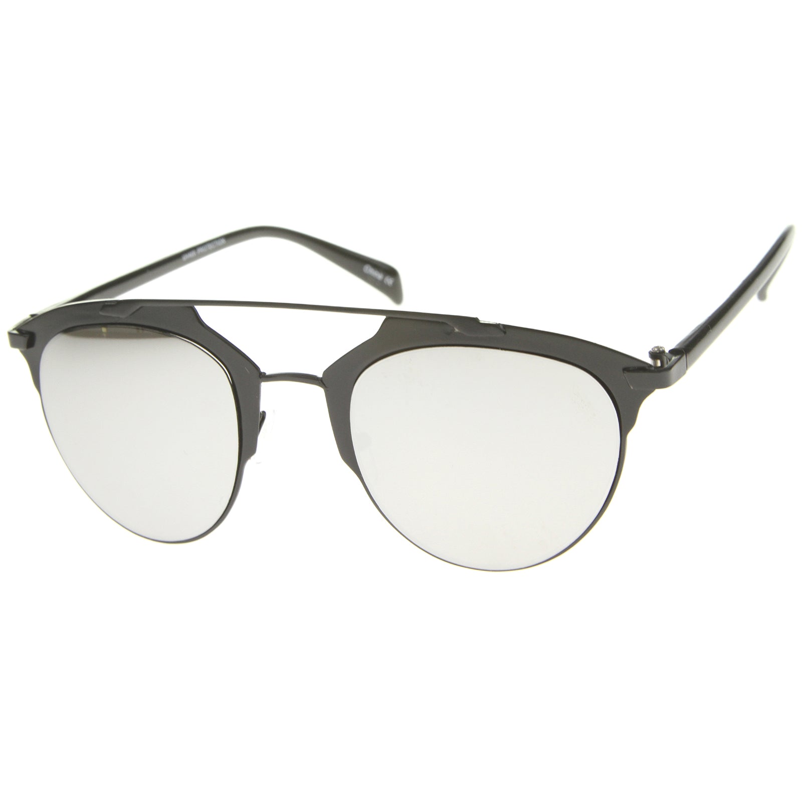Black-Black / Silver Mirror