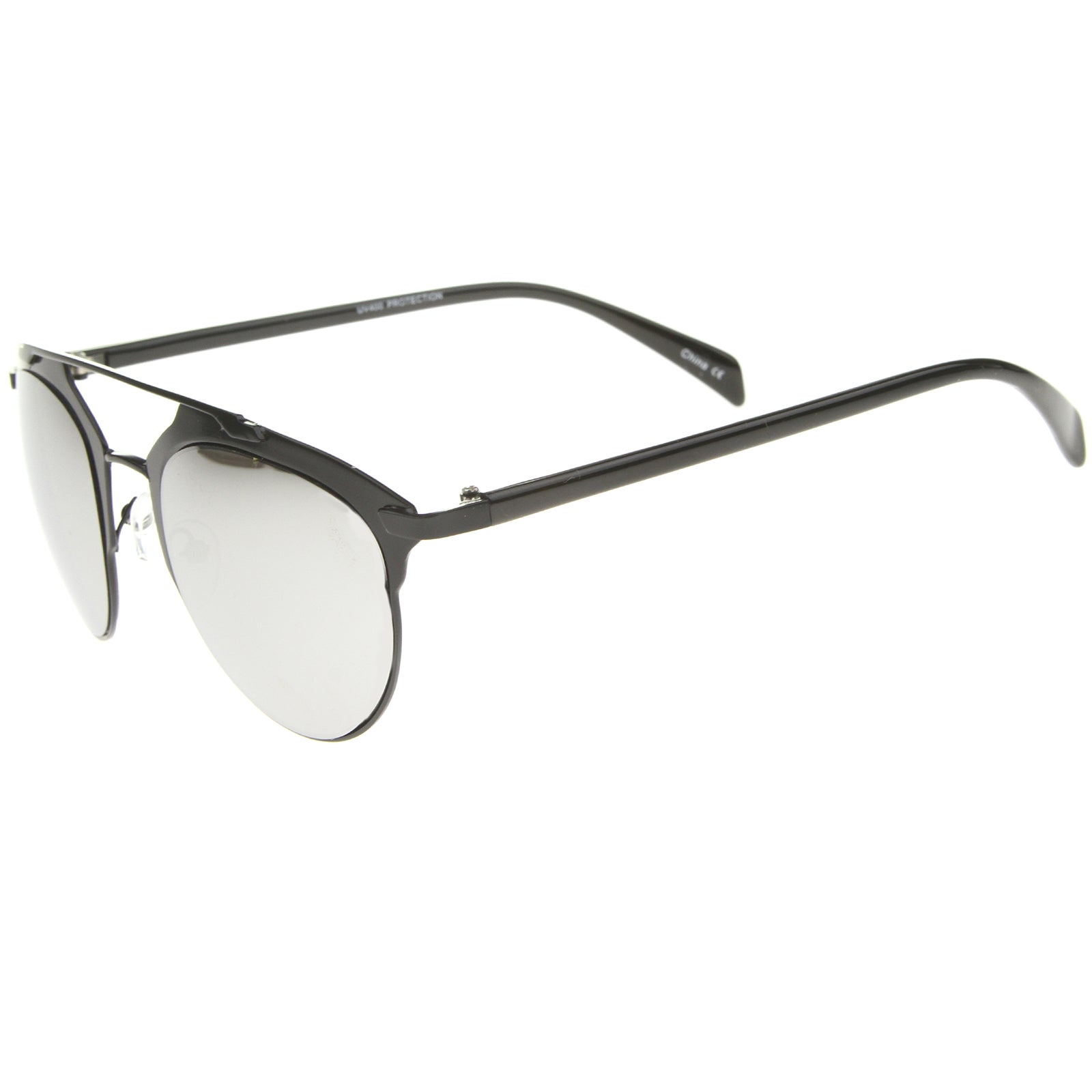 Black-Black / Silver Mirror