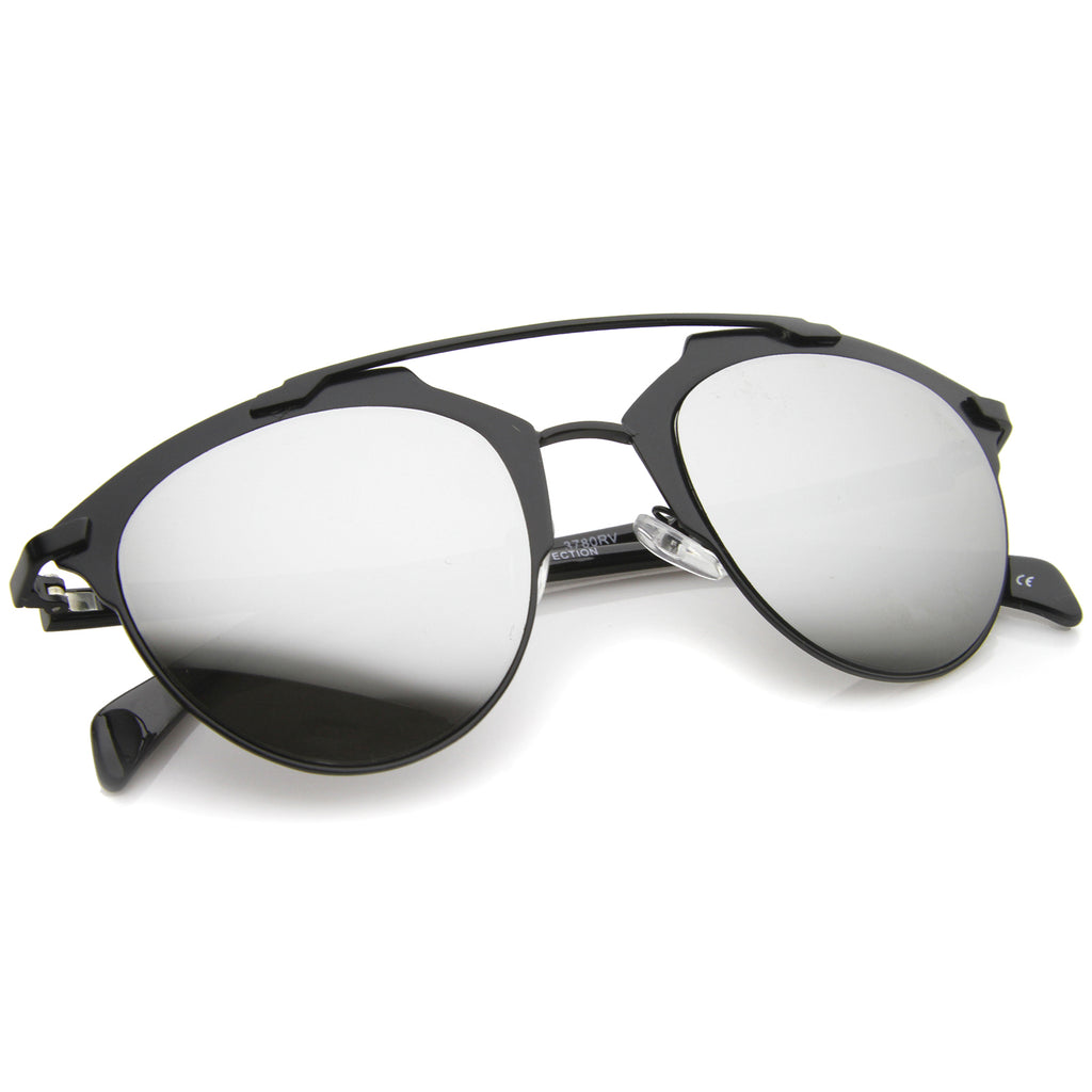 Black-Black / Silver Mirror
