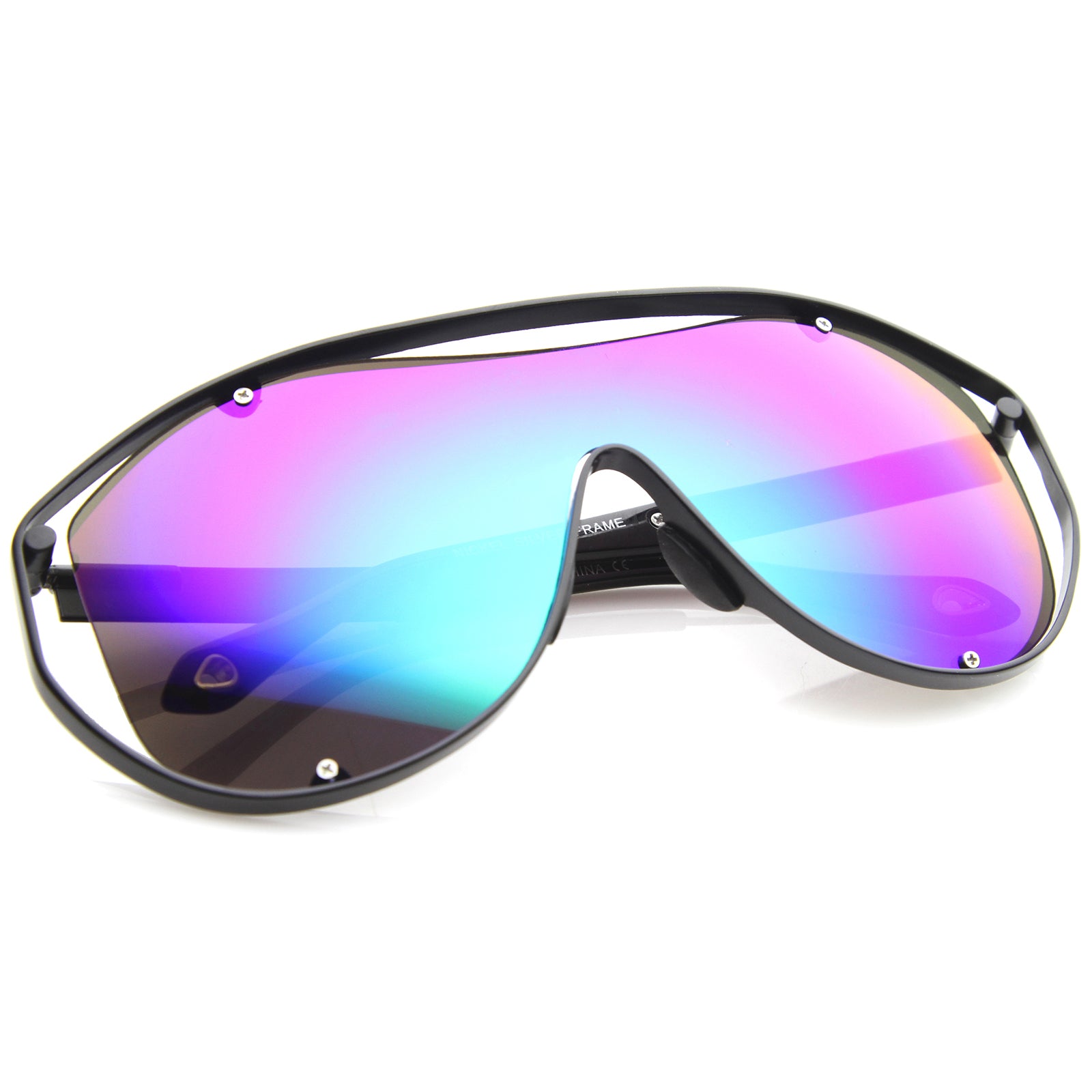 Black / Purple-Green Mirror