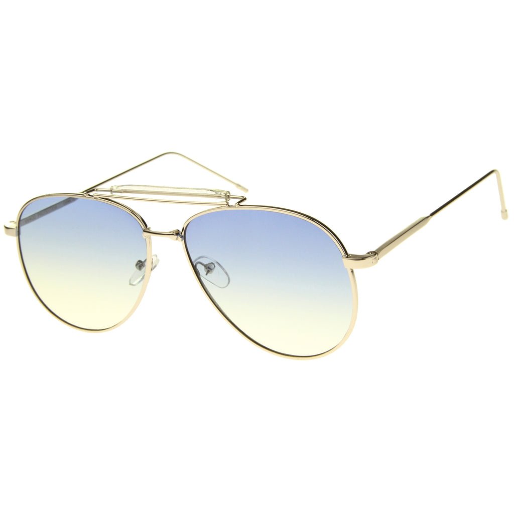 Silver-Clear / Blue-Yellow