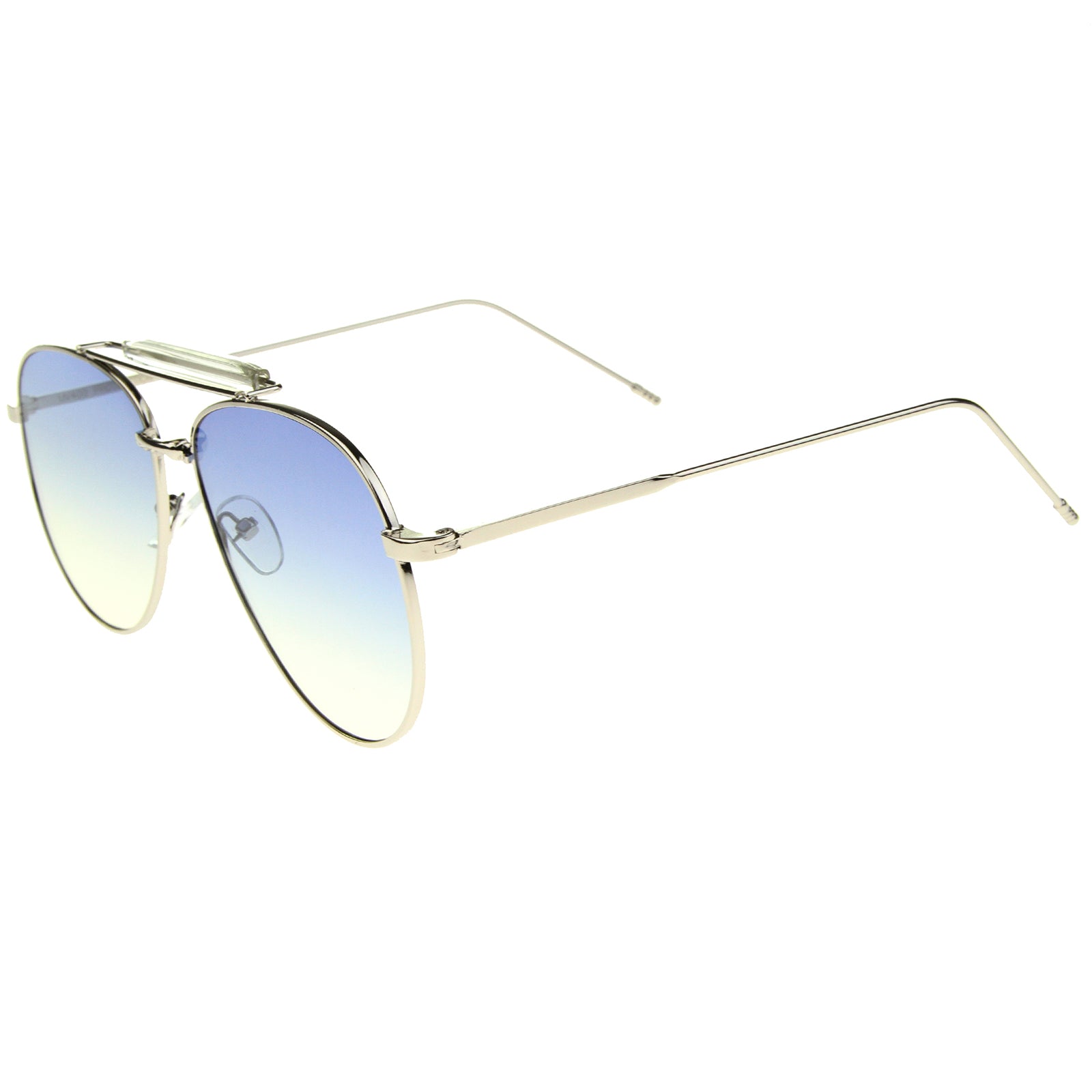 Silver-Clear / Blue-Yellow
