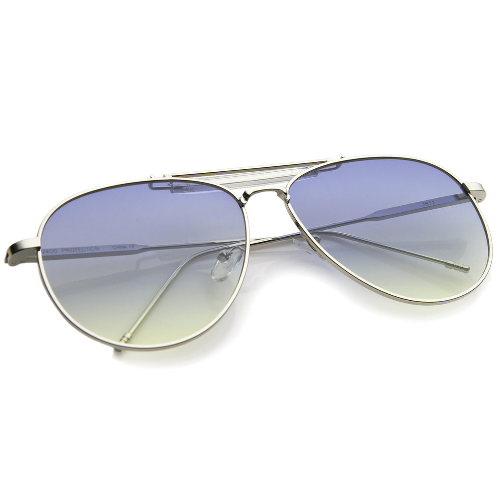 Silver-Clear / Blue-Yellow
