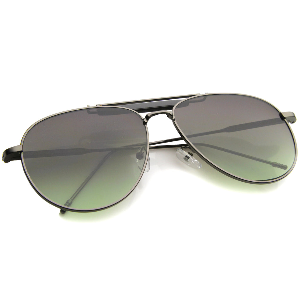 Gunmetal-Black / Smoke-Green