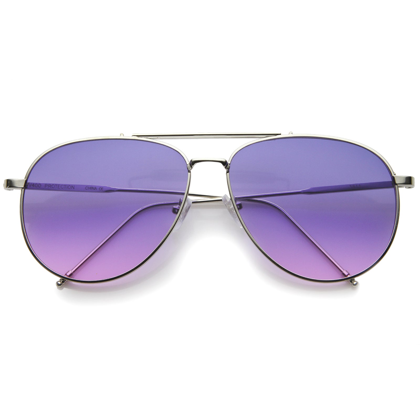 Silver-Clear / Purple-Pink