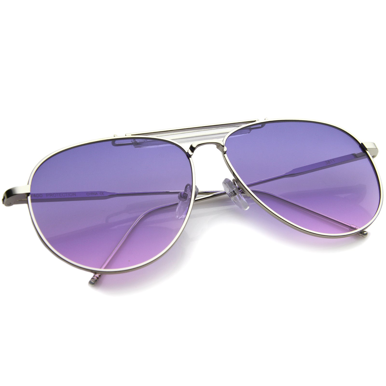 Silver-Clear / Purple-Pink