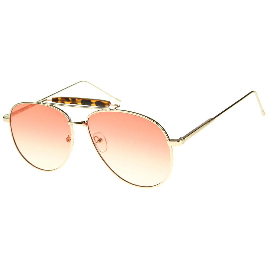 Gold-Tortoise / Red-Orange