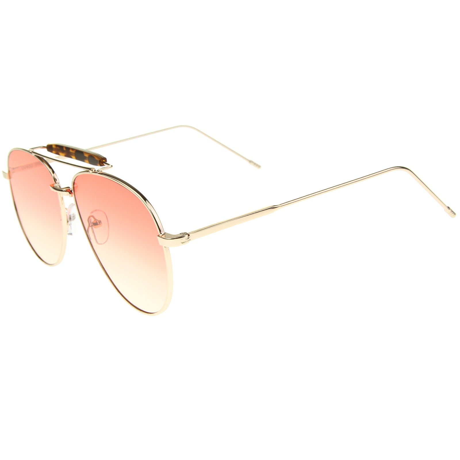 Gold-Tortoise / Red-Orange