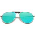 Silver-Black / Green Mirror