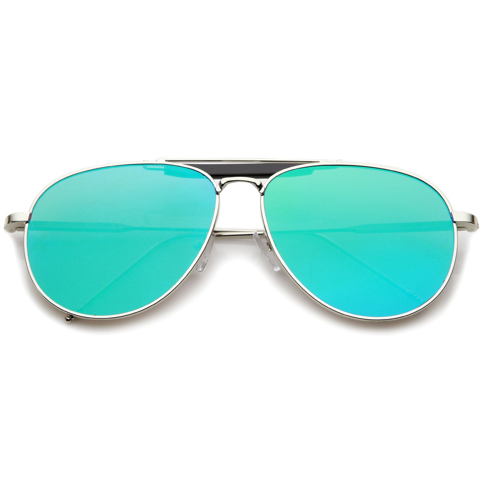 Silver-Black / Green Mirror