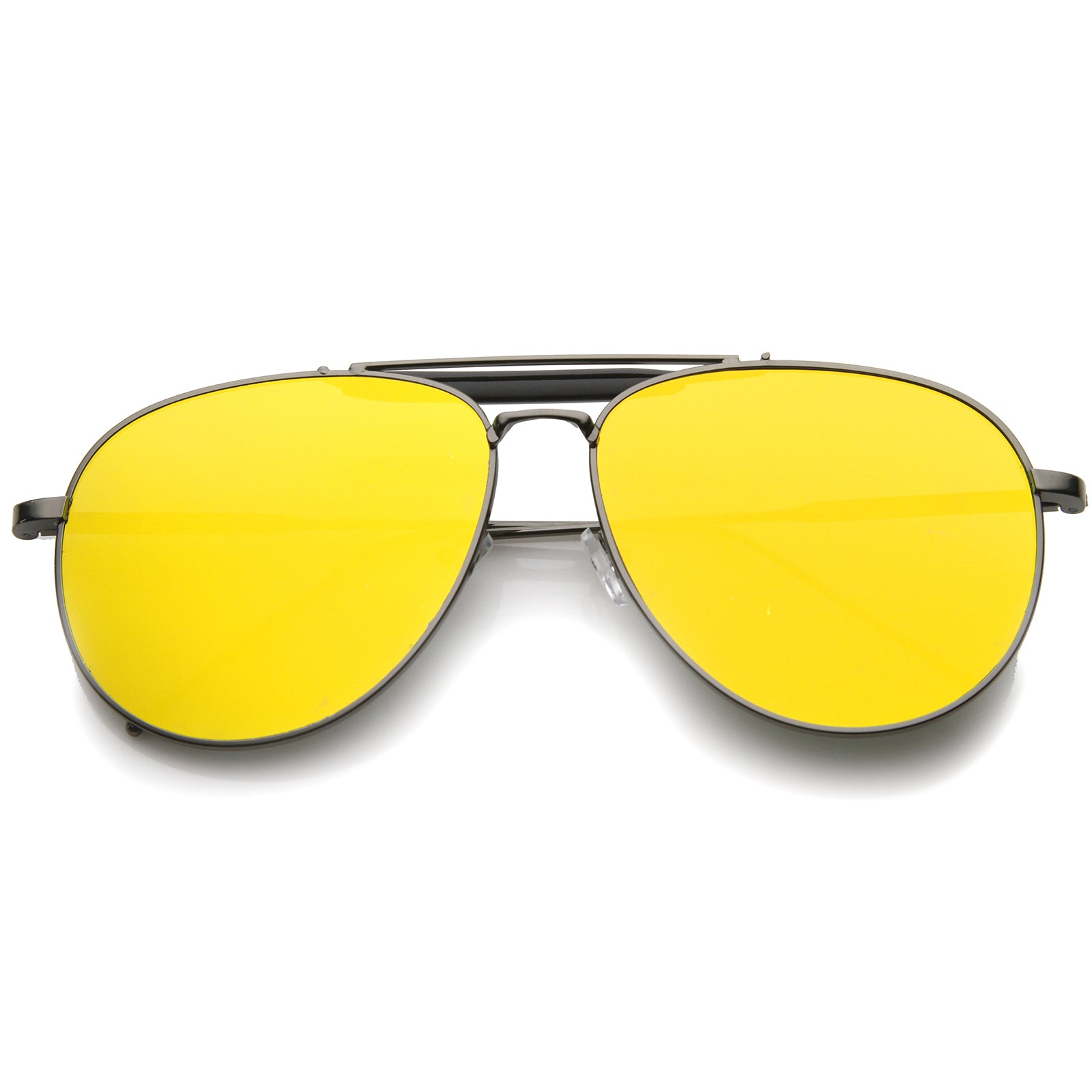 Black-Black / Yellow Mirror