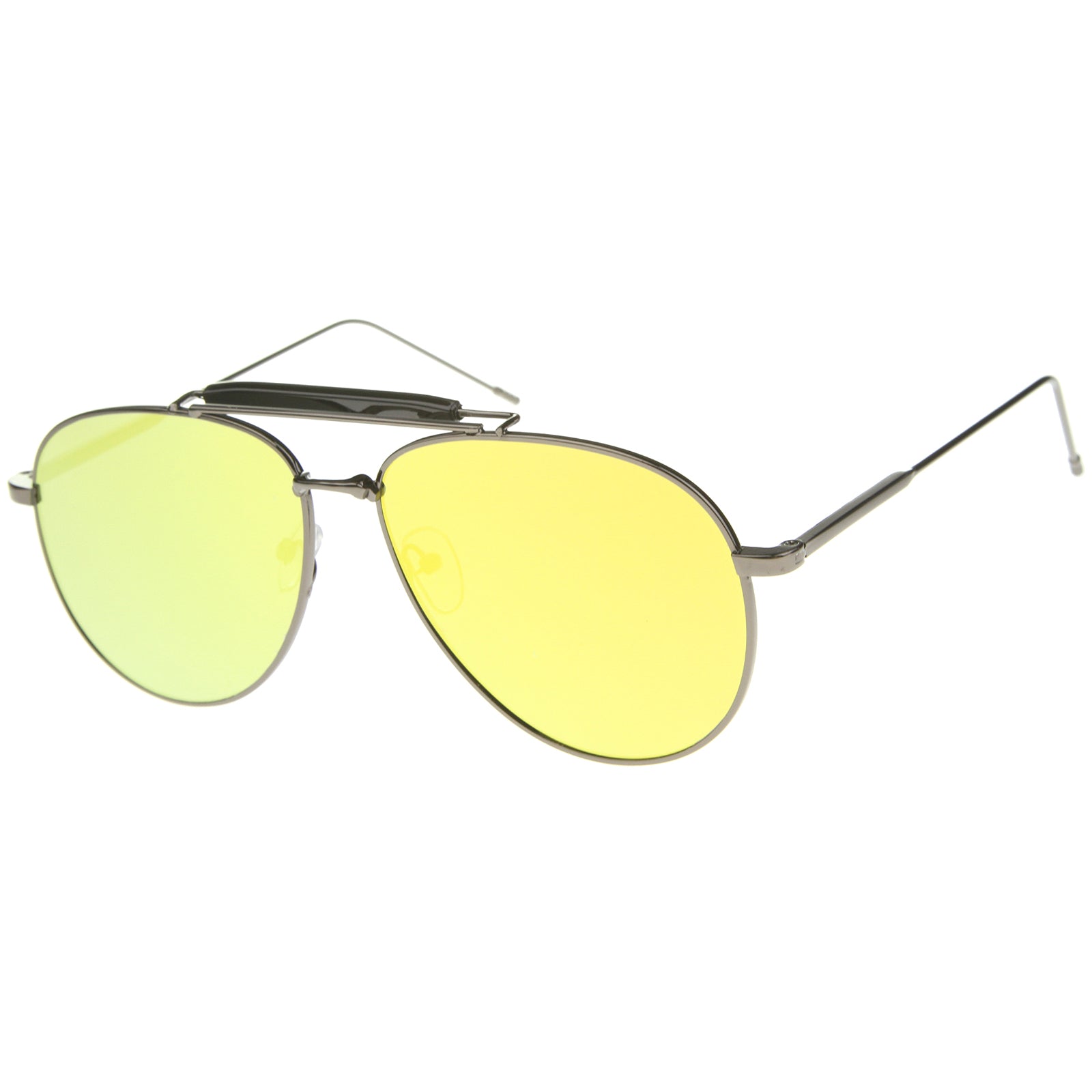 Black-Black / Yellow Mirror
