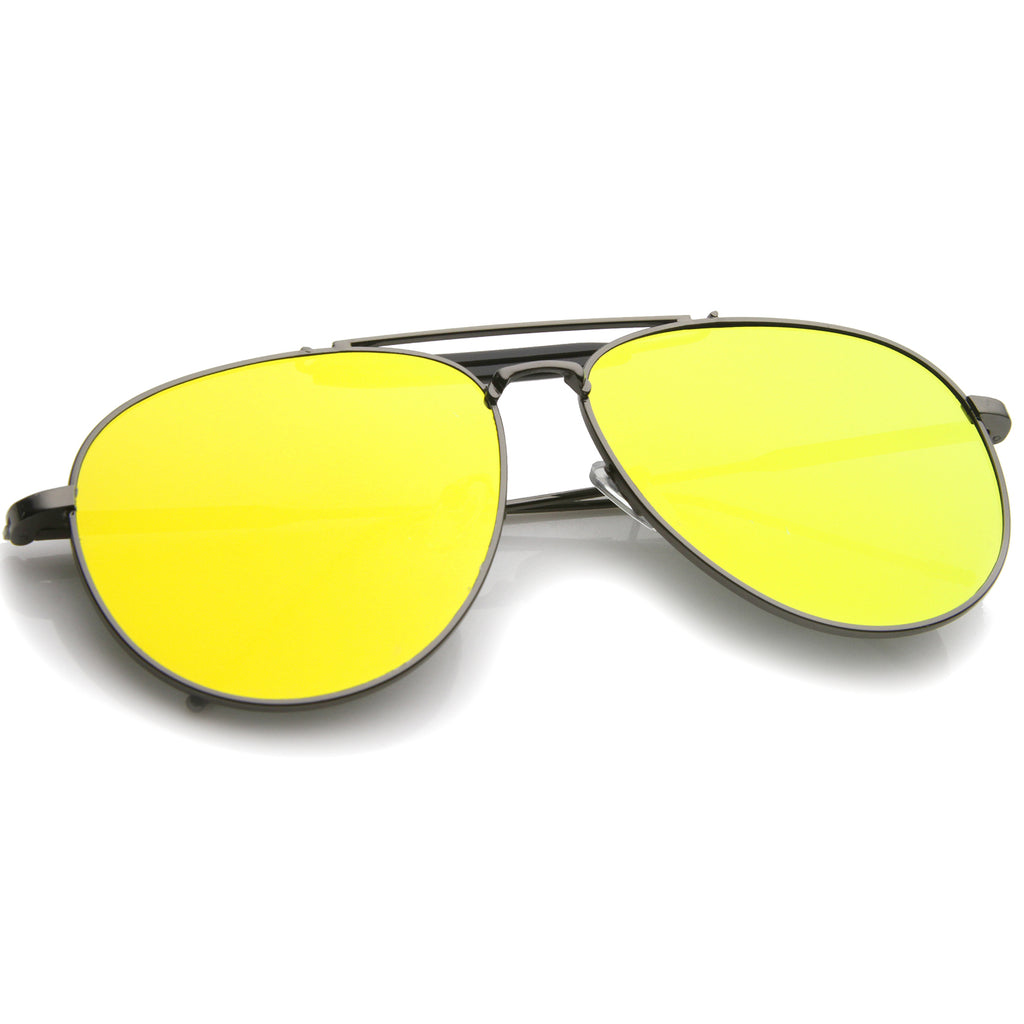 Black-Black / Yellow Mirror