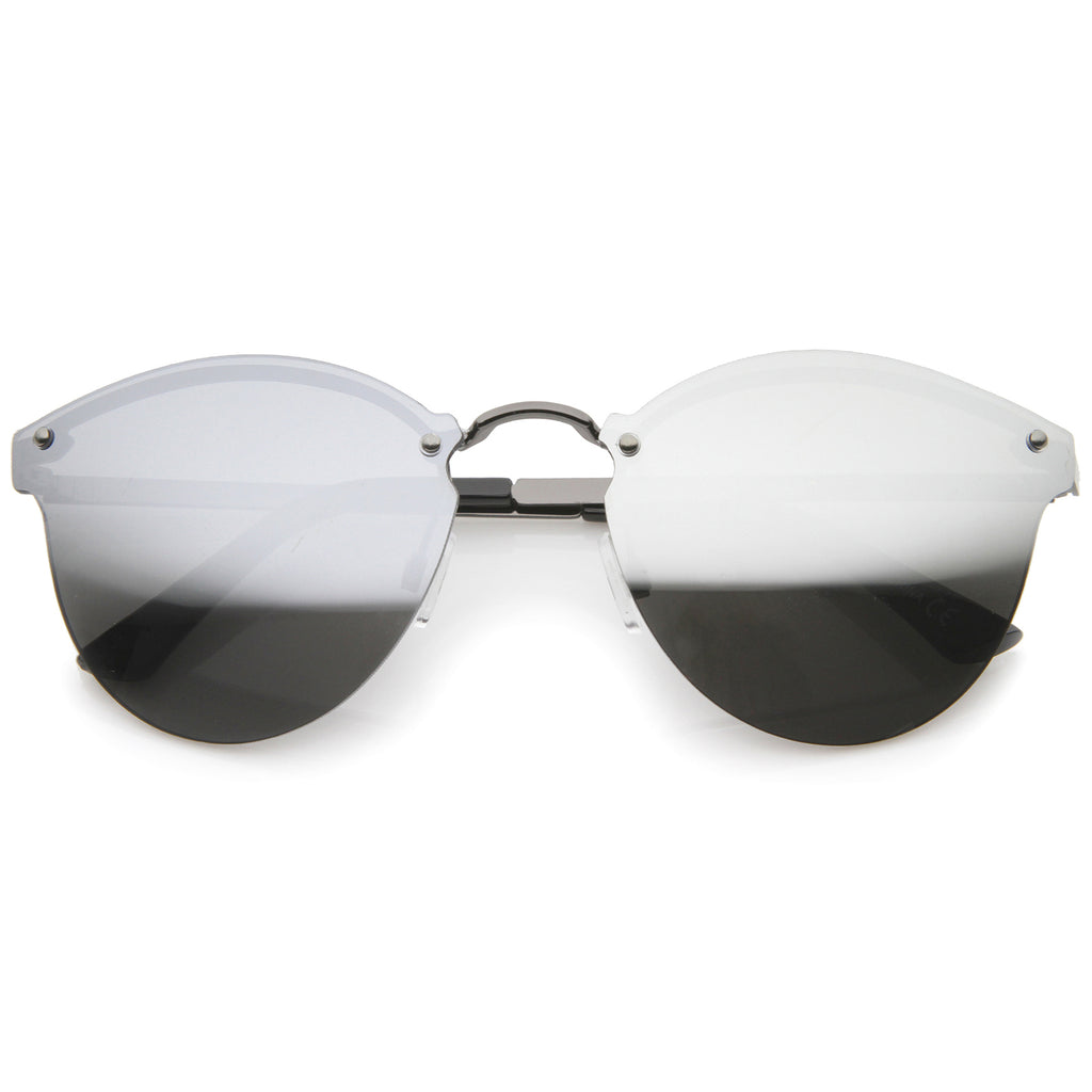 Gunmetal-Black / Silver Mirror