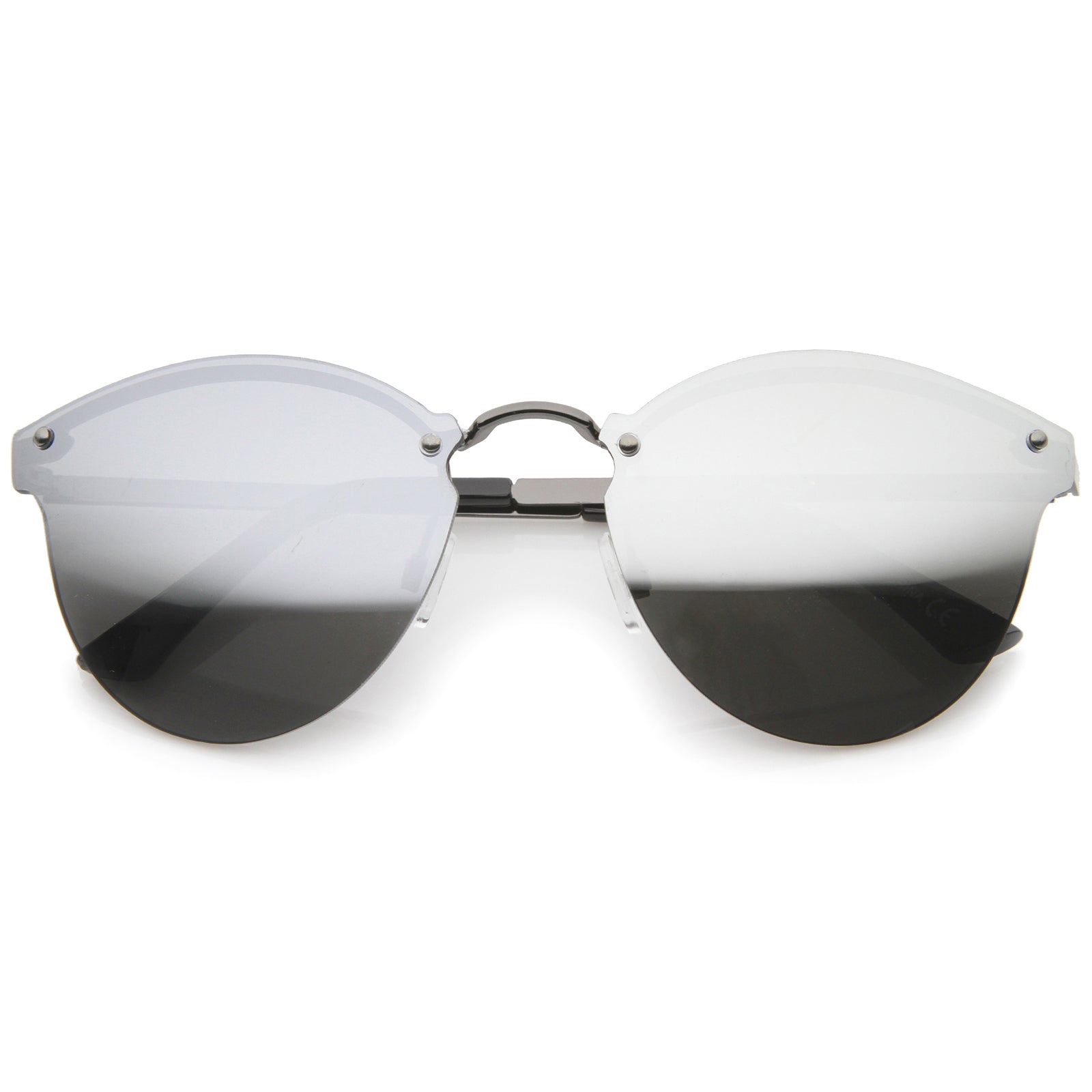 Gunmetal-Black / Silver Mirror