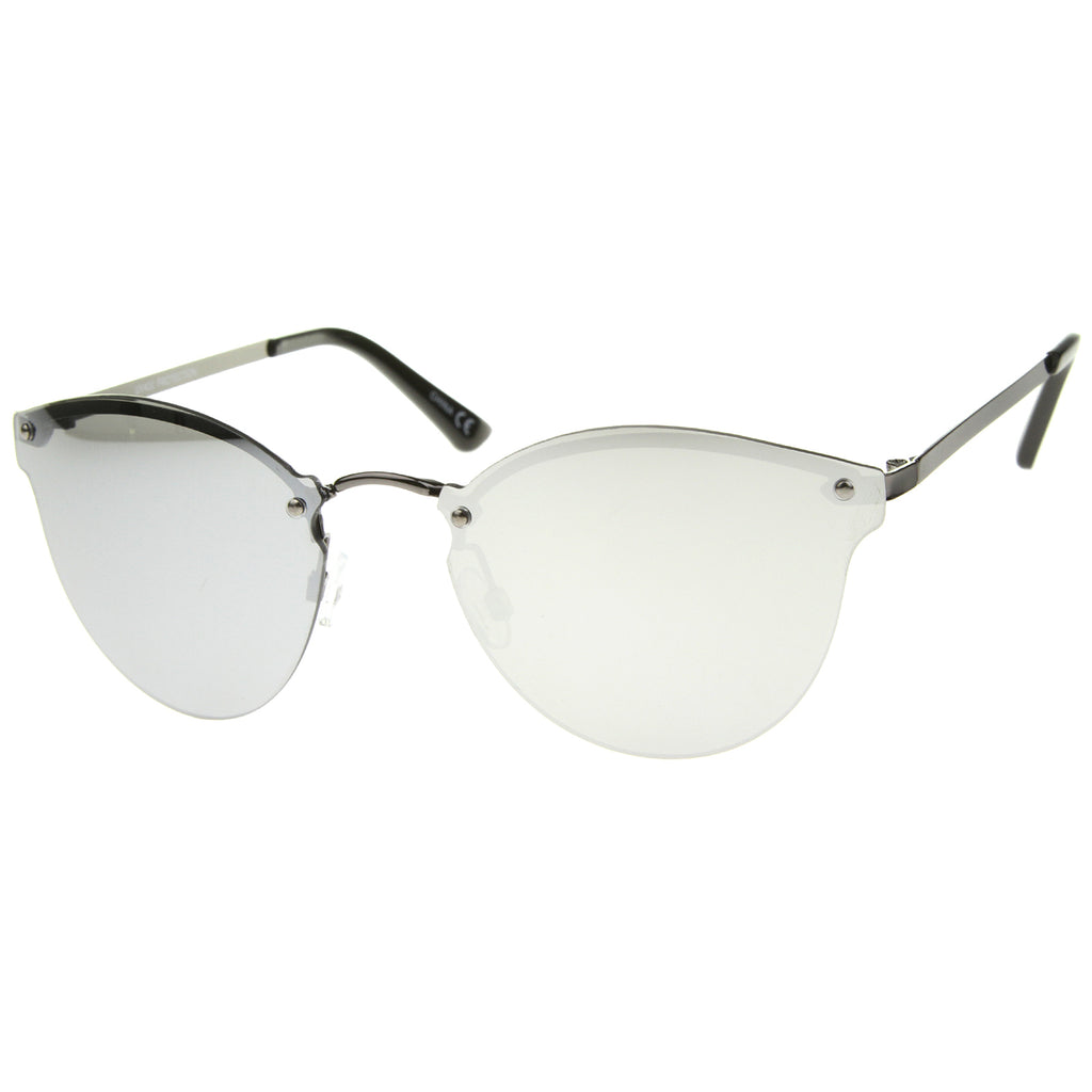 Gunmetal-Black / Silver Mirror