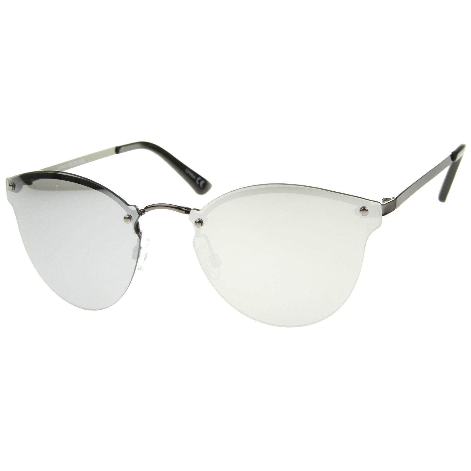 Gunmetal-Black / Silver Mirror