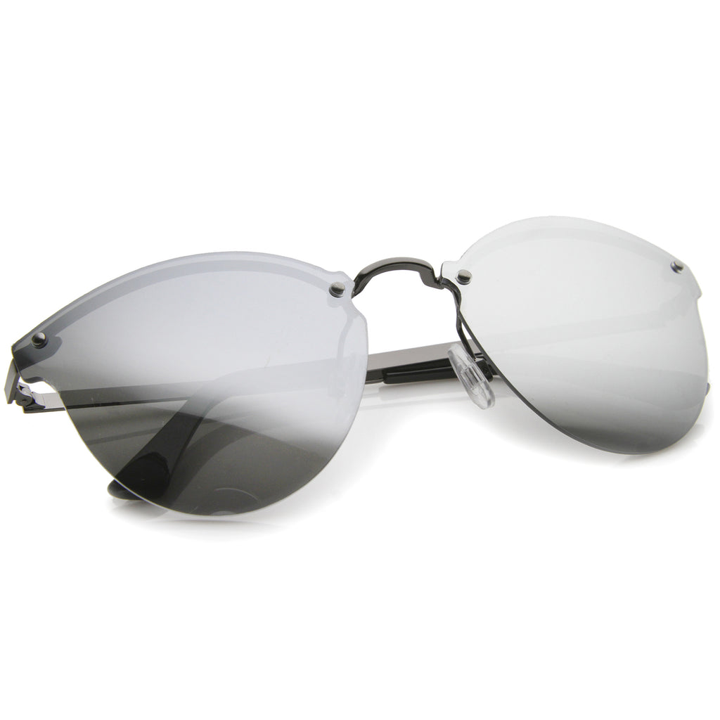 Gunmetal-Black / Silver Mirror