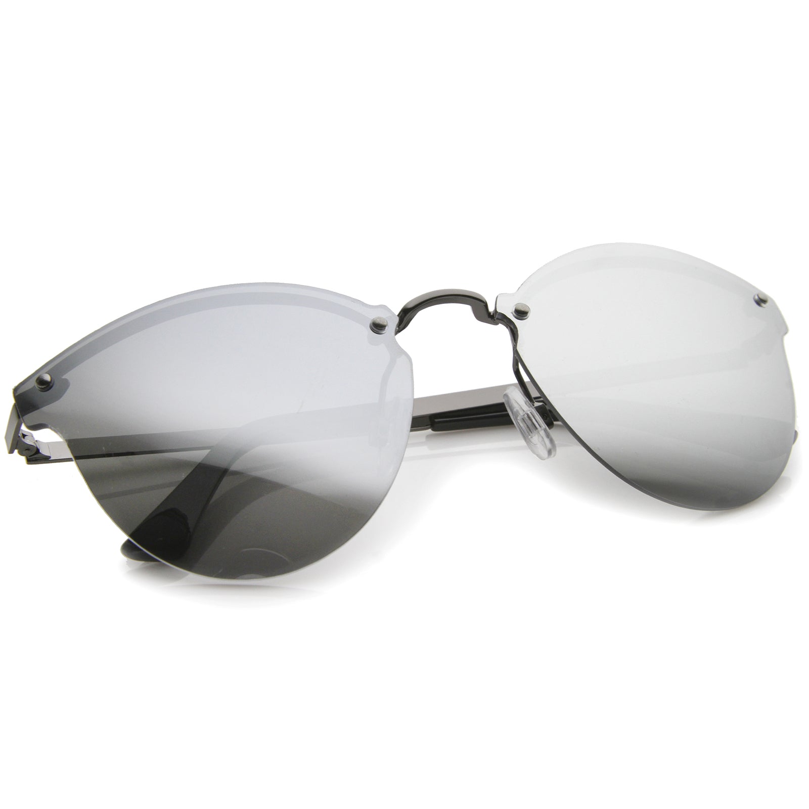 Gunmetal-Black / Silver Mirror