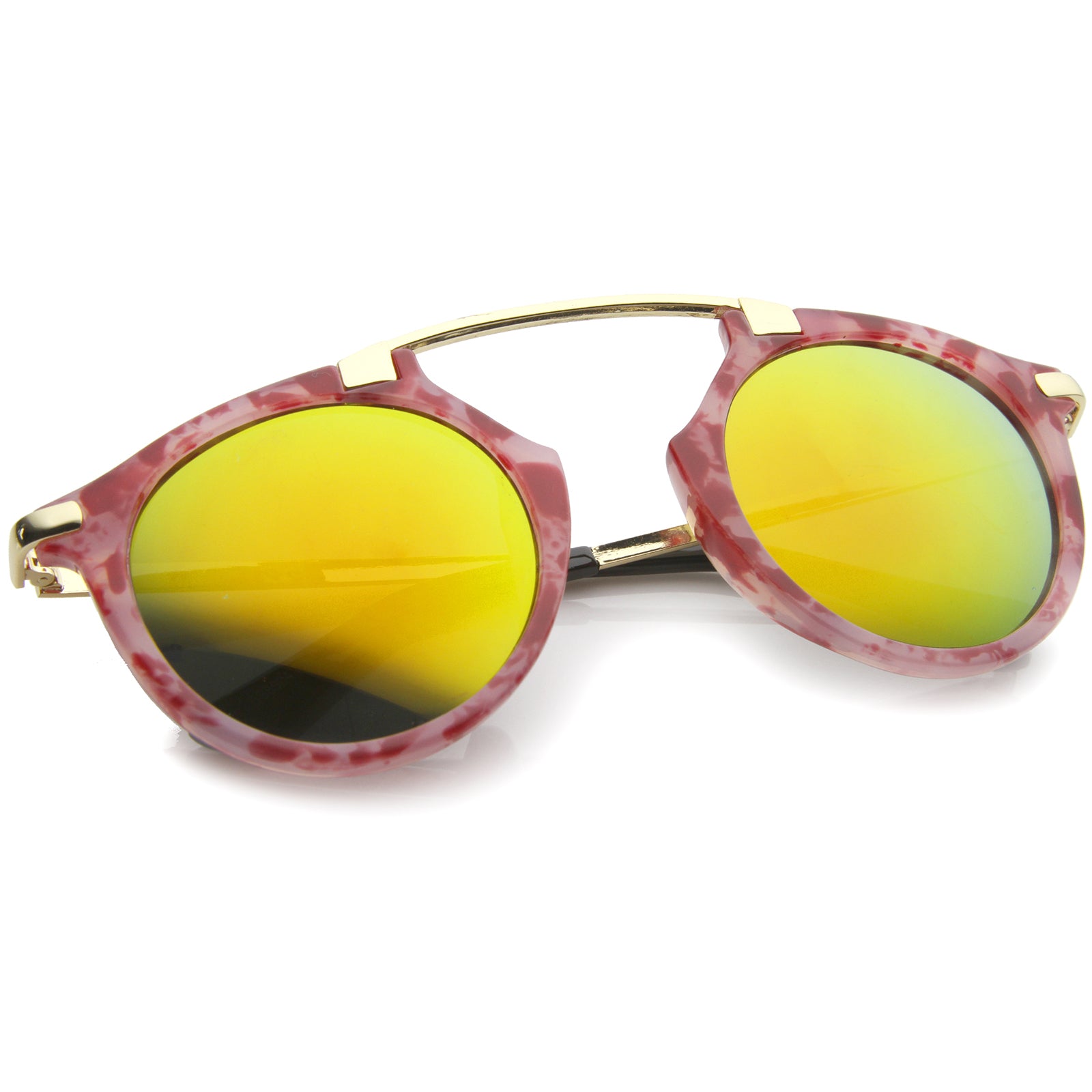 Pink-Gold / Orange Mirror