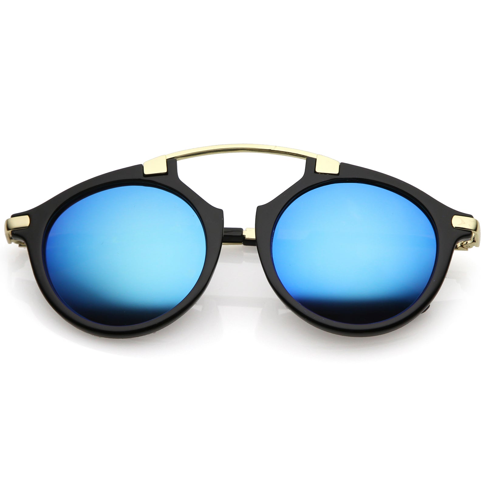 Black-Gold / Blue Mirror
