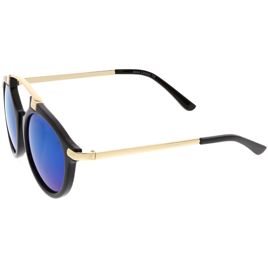 Black-Gold / Blue Mirror