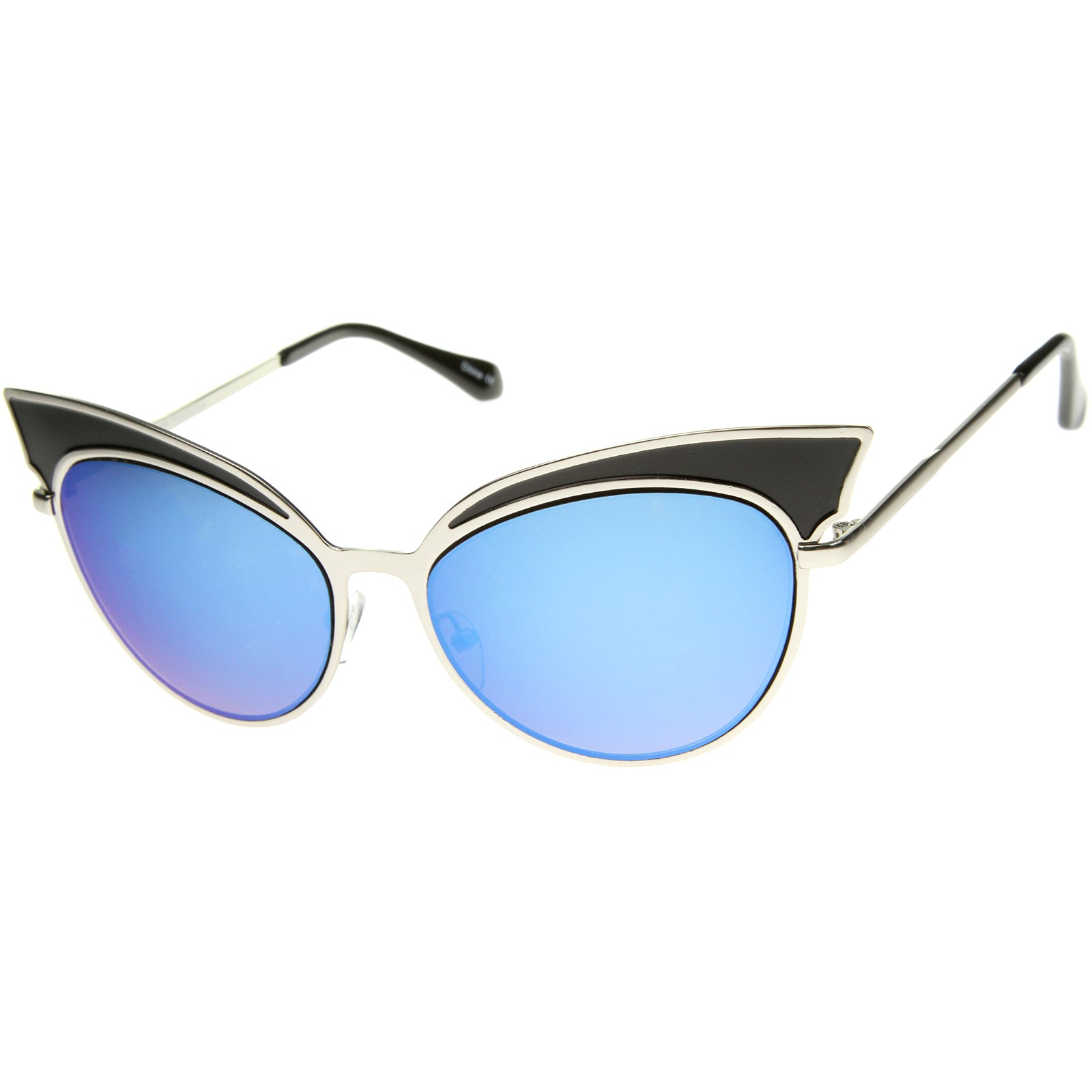 Black-Silver / Blue Mirror