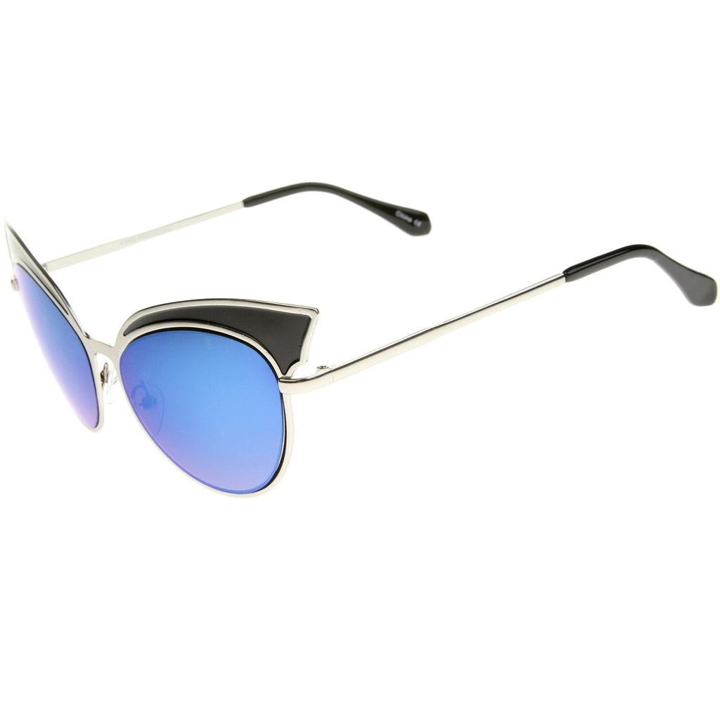 Black-Silver / Blue Mirror