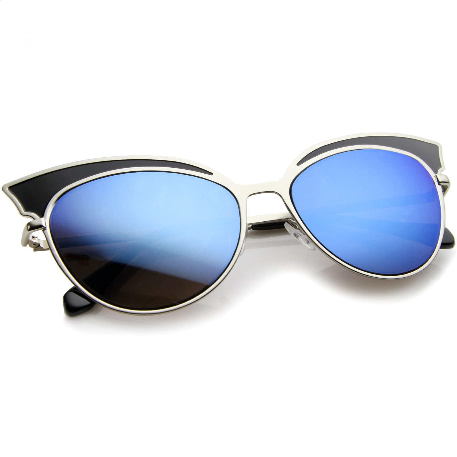 Black-Silver / Blue Mirror