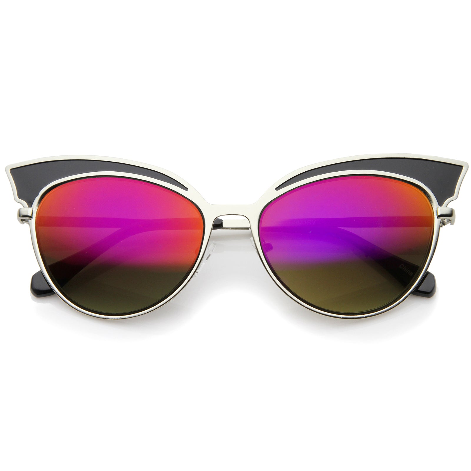 Black-Silver / Magenta Mirror
