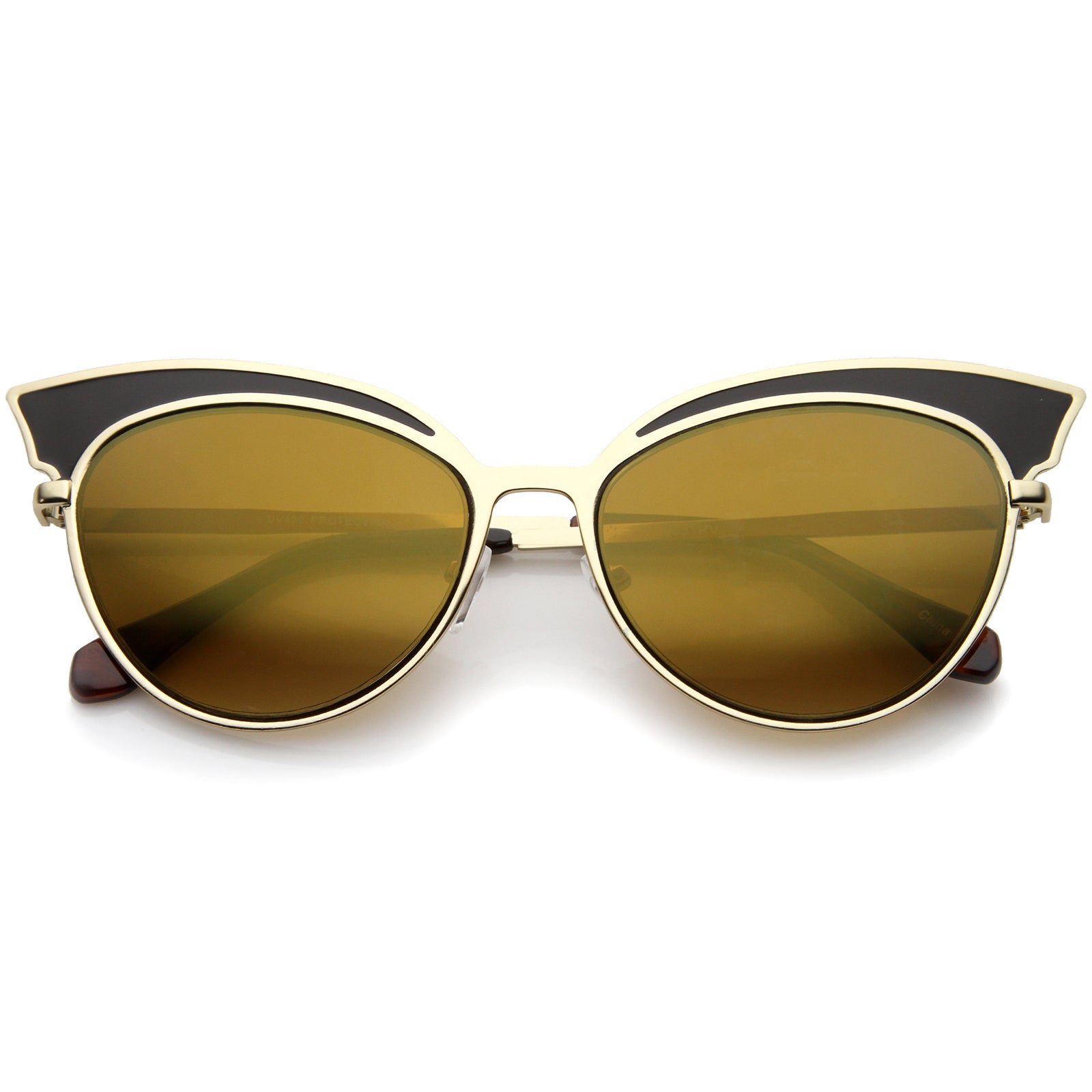 Black-Gold / Brown Mirror