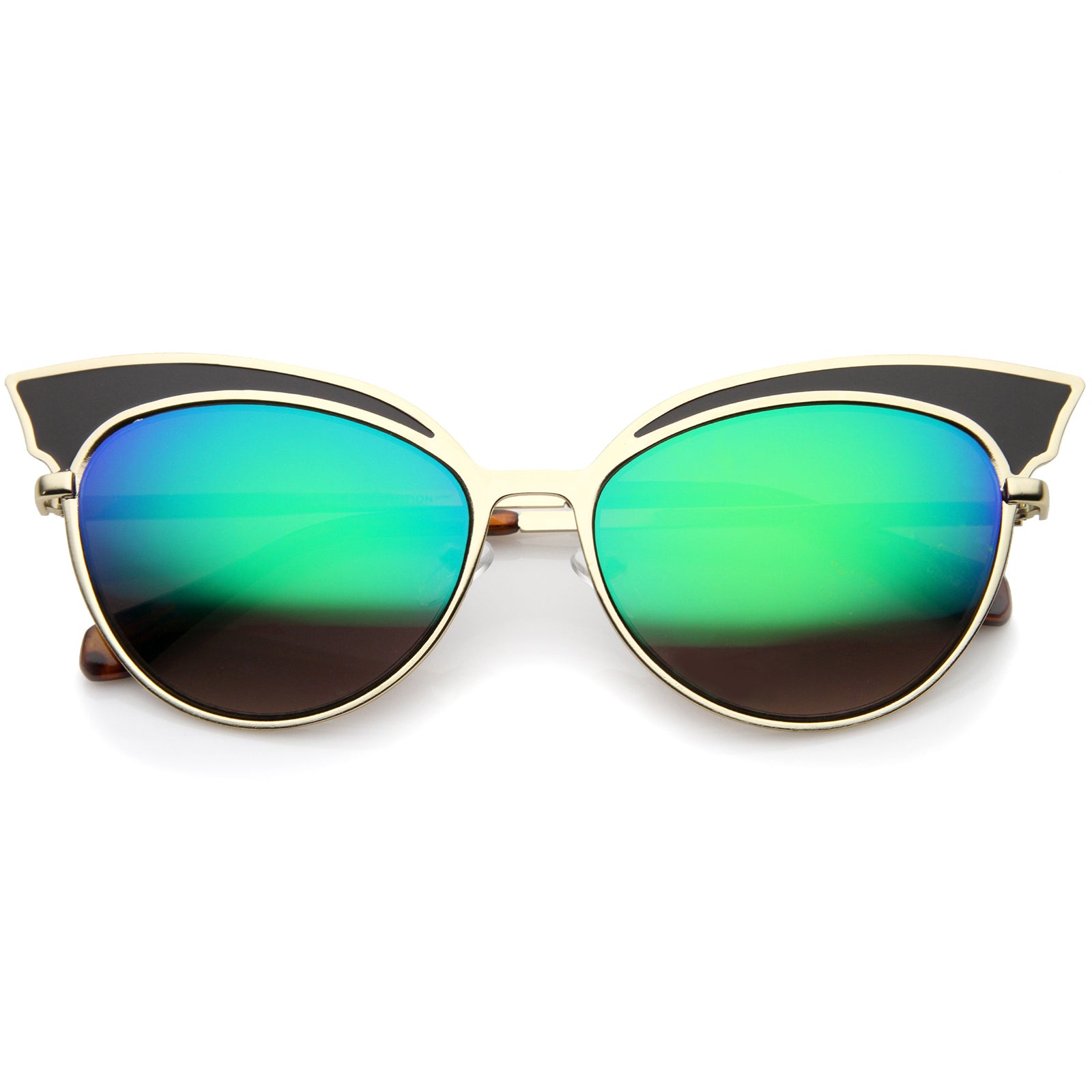 Black-Gold / Green Mirror