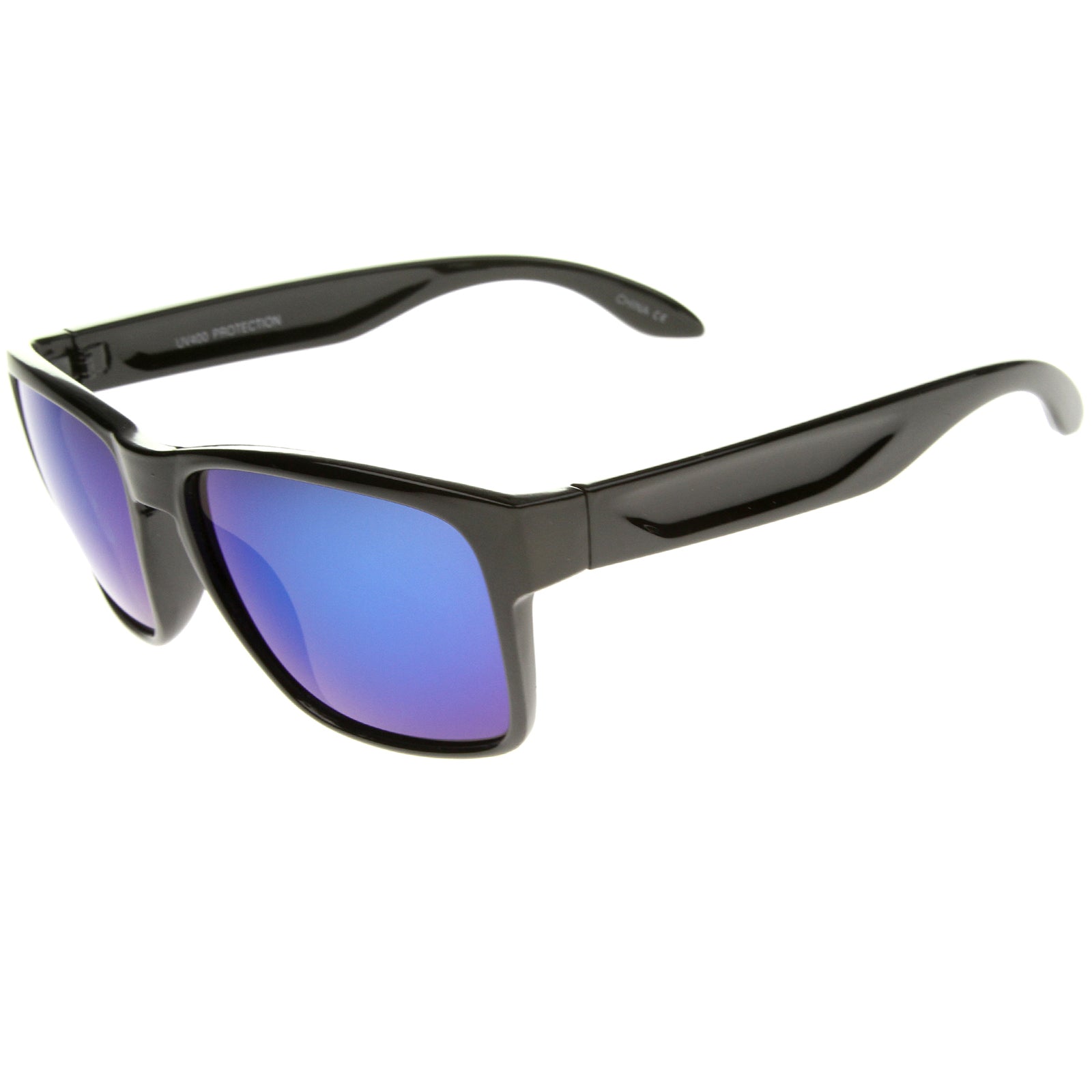 Shiny Black / Blue Mirror