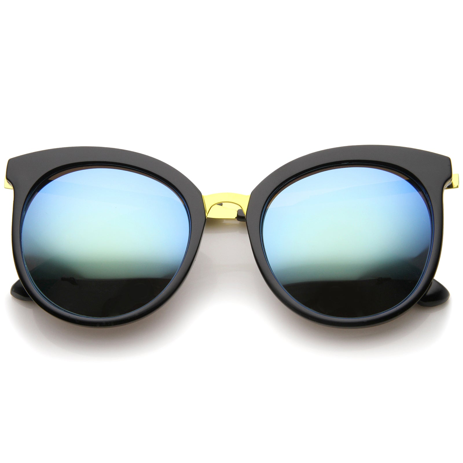 Black-Gold / Blue Mirror