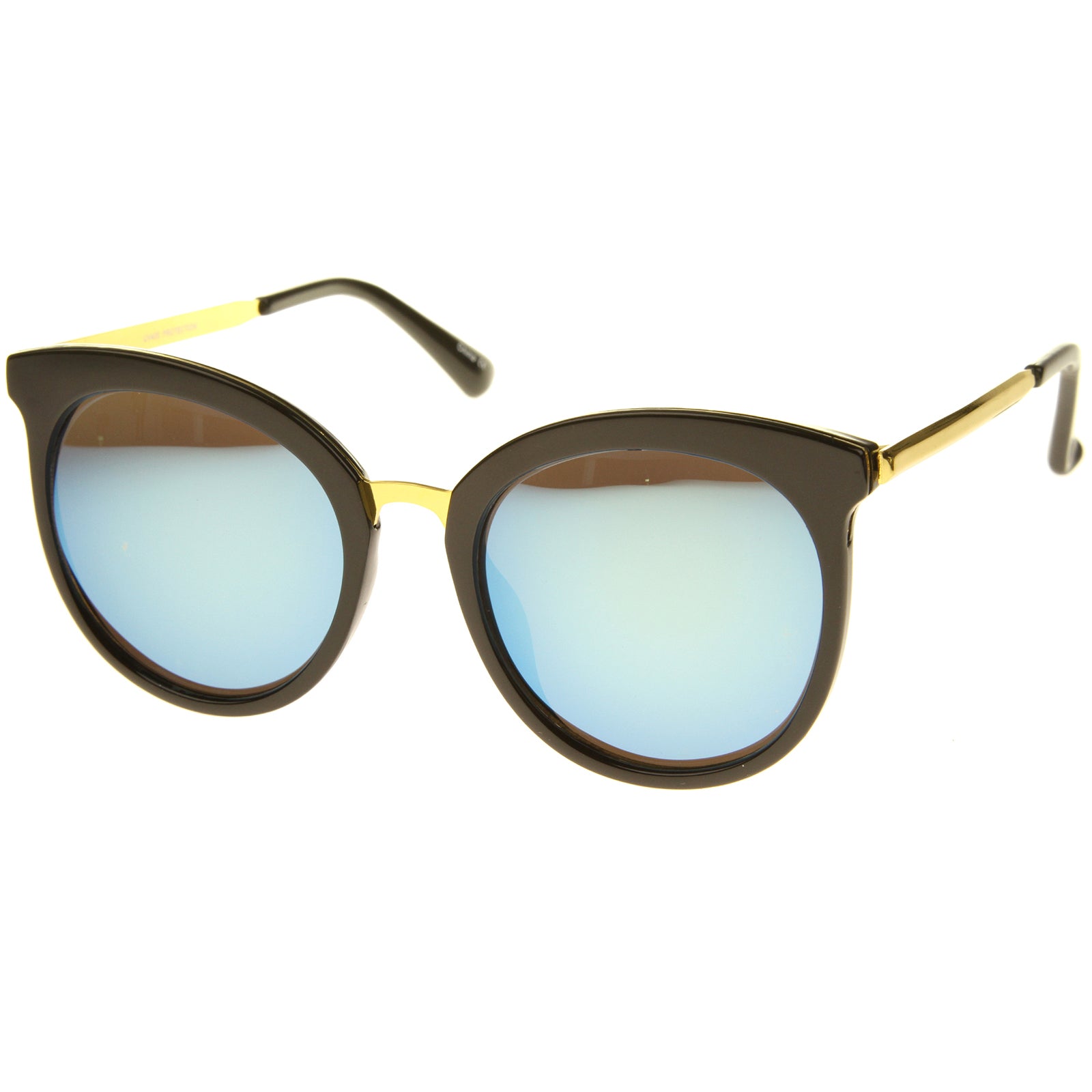 Black-Gold / Blue Mirror